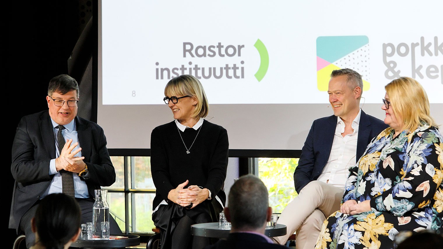 Lokakuussa 2024 Yhdessä kohti ikätasa-arvoa -paneelissa keskustelivat työministeri Arto Satonen, toiminnanjohtaja Reetta Rajala, Goforen hallituksen pj Timur Kärki ja Tampereen työllisyysjohtaja Regina Saari.