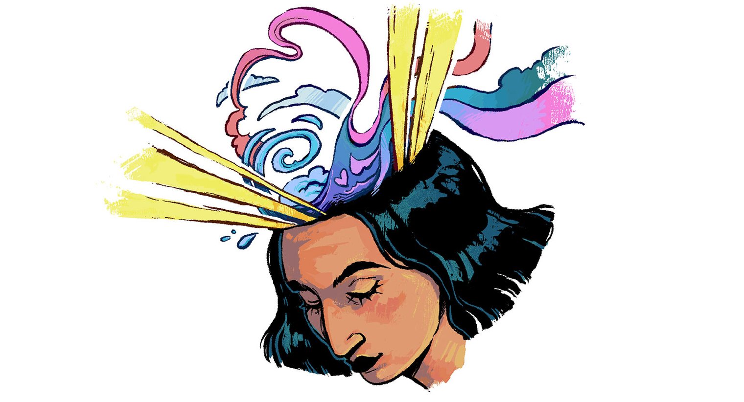 Luovuustulva, piirtänyt Piitu Utriainen